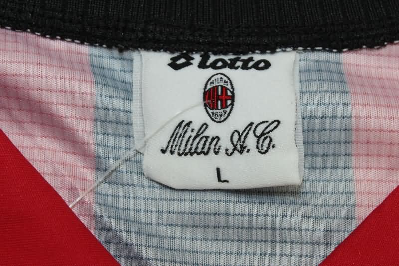 Thailand Quality(AAA) 1997/98 AC Milan Home Retro Soccer Jersey
