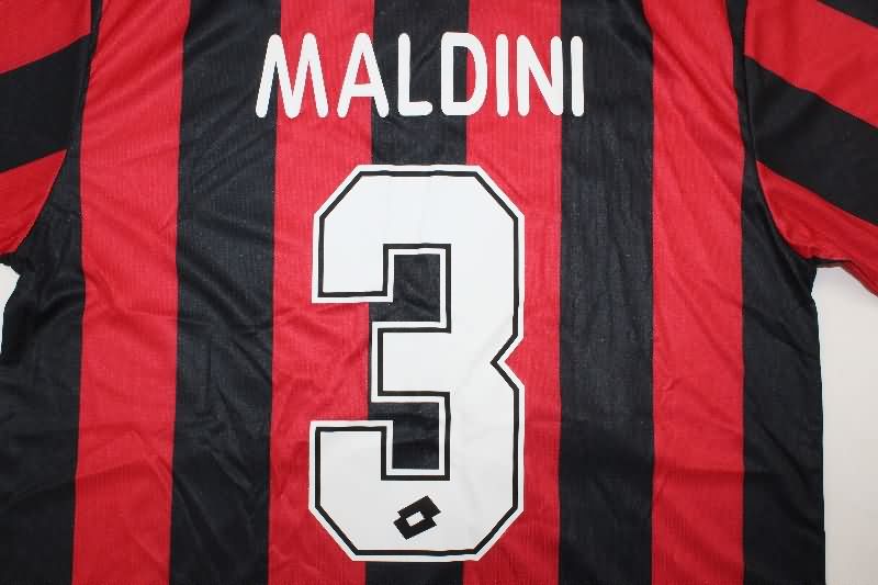 Thailand Quality(AAA) 1997/98 AC Milan Home Retro Soccer Jersey