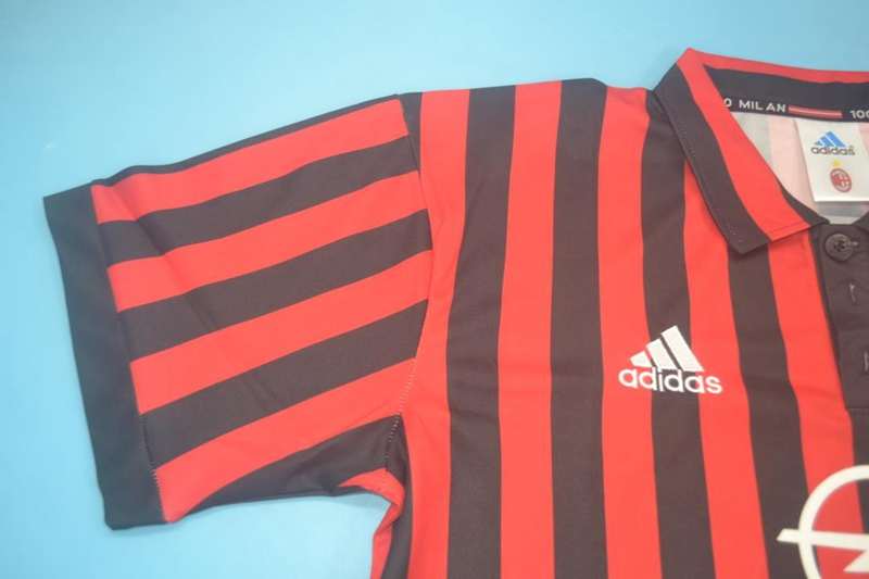 Thailand Quality(AAA) 1999/00 AC Milan Home Retro Soccer Jersey