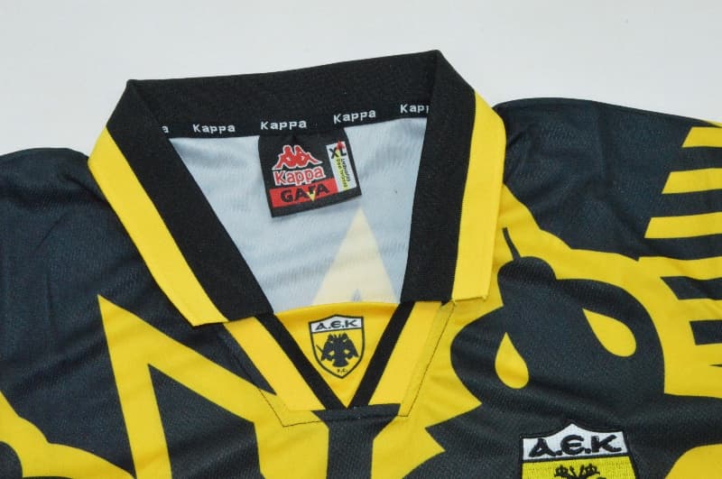 Thailand Quality(AAA) 1997/98 AEK Athens Home Retro Soccer Jersey
