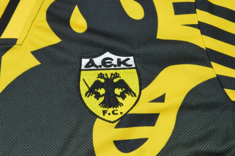 Thailand Quality(AAA) 1997/98 AEK Athens Home Retro Soccer Jersey