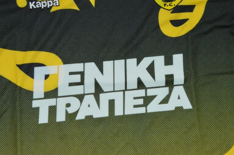 Thailand Quality(AAA) 1997/98 AEK Athens Home Retro Soccer Jersey