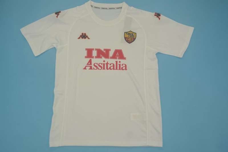 Thailand Quality(AAA) 2000/01 AS Roma Away Retro Soccer Jersey