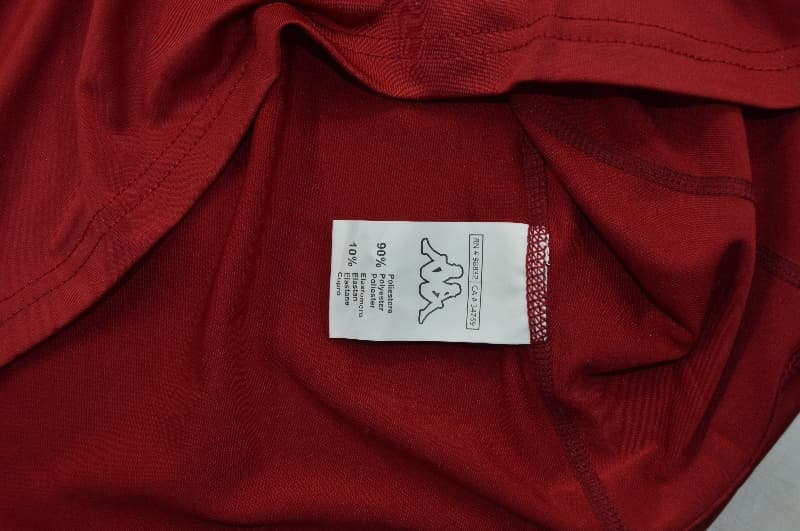 Thailand Quality(AAA) 2000/01 AS Roma Home Retro Long Sleeve Soccer Jersey