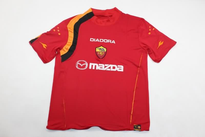 Thailand Quality(AAA) 2004/05 AS Roma Home Retro Soccer Jersey