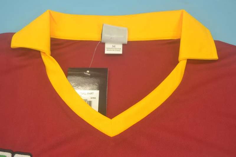 Thailand Quality(AAA) 1989/90 AS Roma Home Retro Soccer Jersey