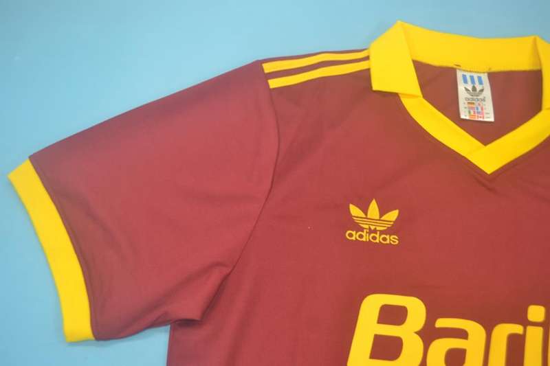 Thailand Quality(AAA) 1991/92 AS Roma Home Retro Soccer Jersey