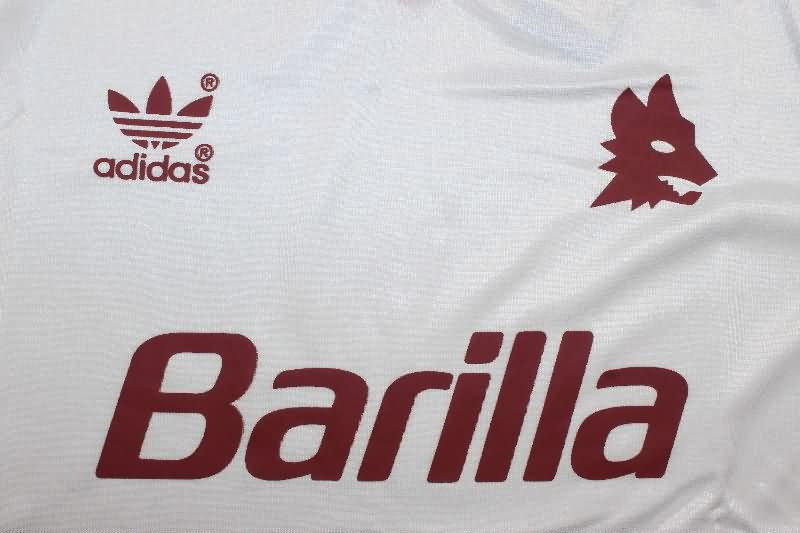 Thailand Quality(AAA) 1992/94 AS Roma Away Retro Soccer Jersey