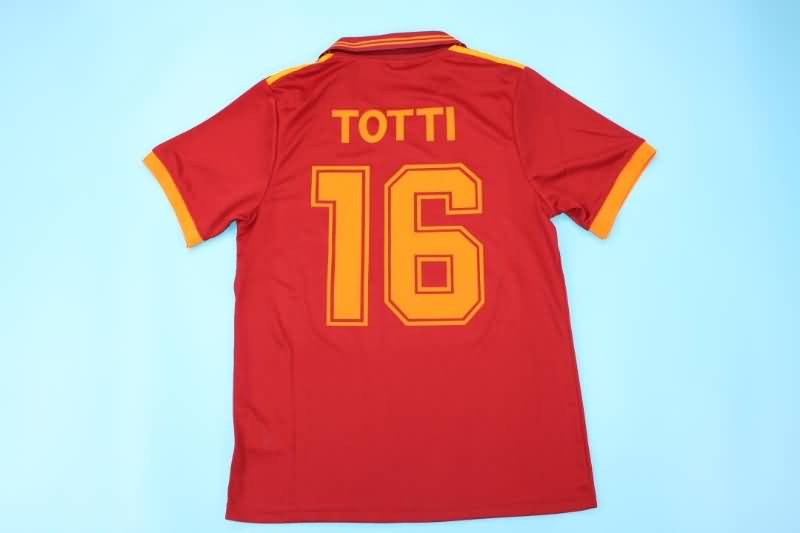 Thailand Quality(AAA) 1992/94 AS Roma Home Retro Soccer Jersey