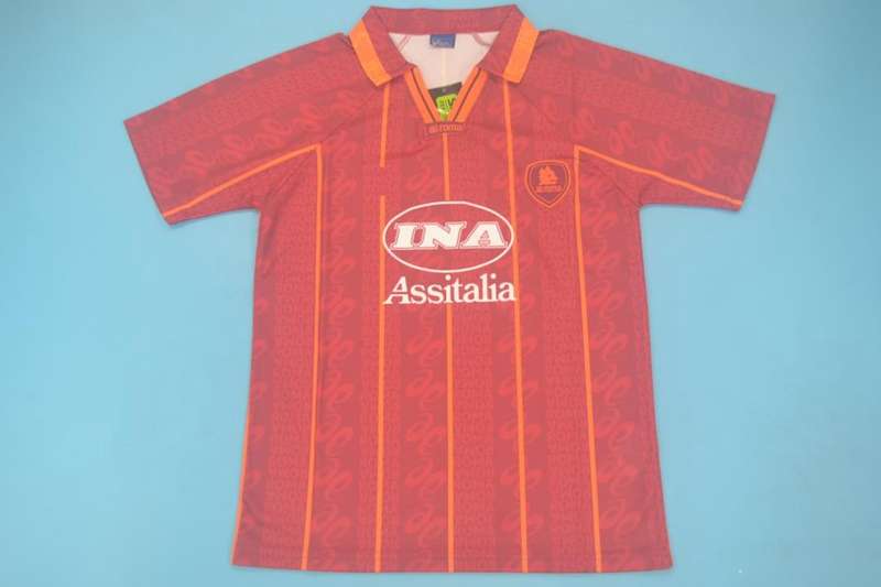 Thailand Quality(AAA) 1996/97 AS Roma Home Retro Soccer Jersey