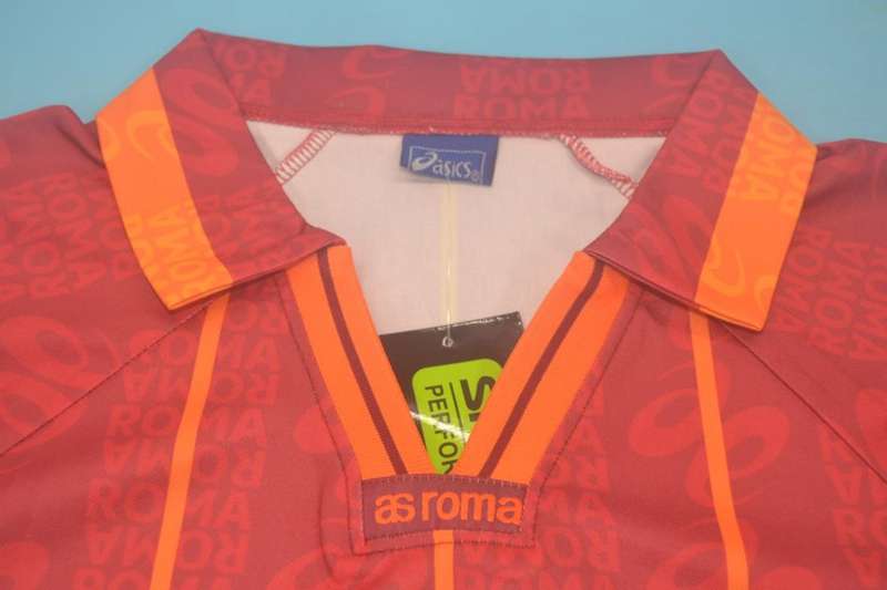 Thailand Quality(AAA) 1996/97 AS Roma Home Retro Soccer Jersey