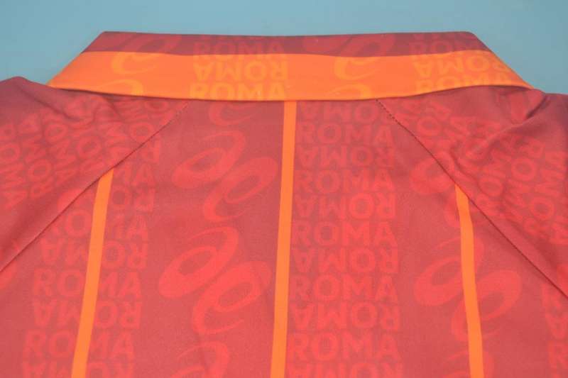 Thailand Quality(AAA) 1996/97 AS Roma Home Retro Soccer Jersey