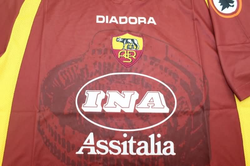 Thailand Quality(AAA) 1997/98 AS Roma Home Retro Soccer Jersey