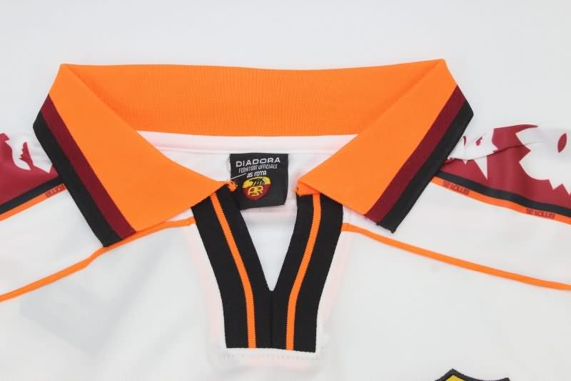 Thailand Quality(AAA) 1998/99 AS Roma Away Retro Soccer Jersey