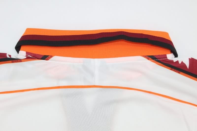 Thailand Quality(AAA) 1998/99 AS Roma Away Retro Soccer Jersey