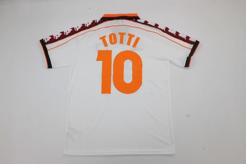 Thailand Quality(AAA) 1998/99 AS Roma Away Retro Soccer Jersey