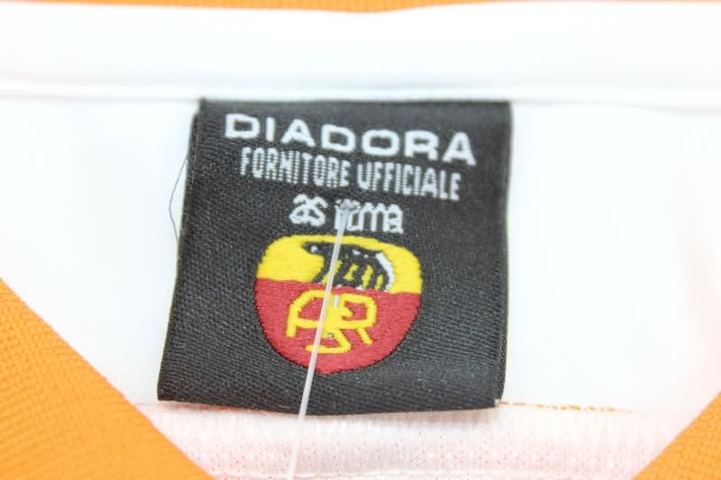 Thailand Quality(AAA) 1998/99 AS Roma Away Long Sleeve Retro Soccer Jersey