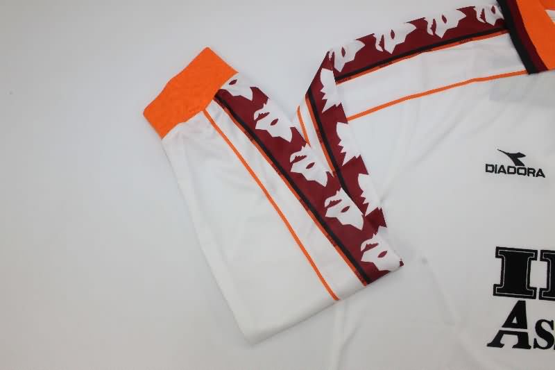 Thailand Quality(AAA) 1998/99 AS Roma Away Long Sleeve Retro Soccer Jersey