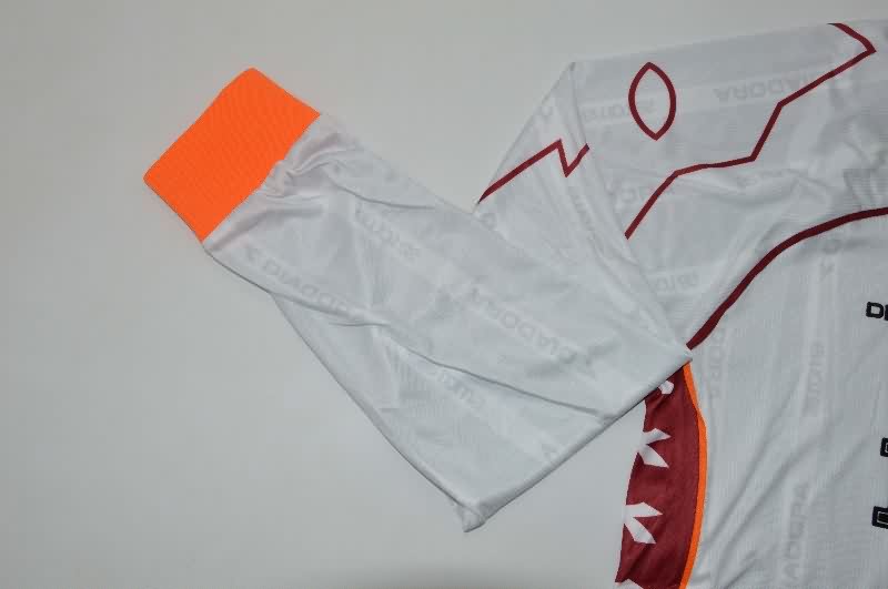 Thailand Quality(AAA) 1999/00 AS Roma Away Retro Long Sleeve Soccer Jersey