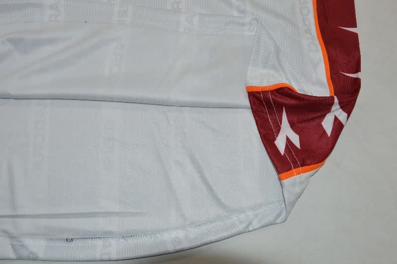 Thailand Quality(AAA) 1999/00 AS Roma Away Retro Long Sleeve Soccer Jersey