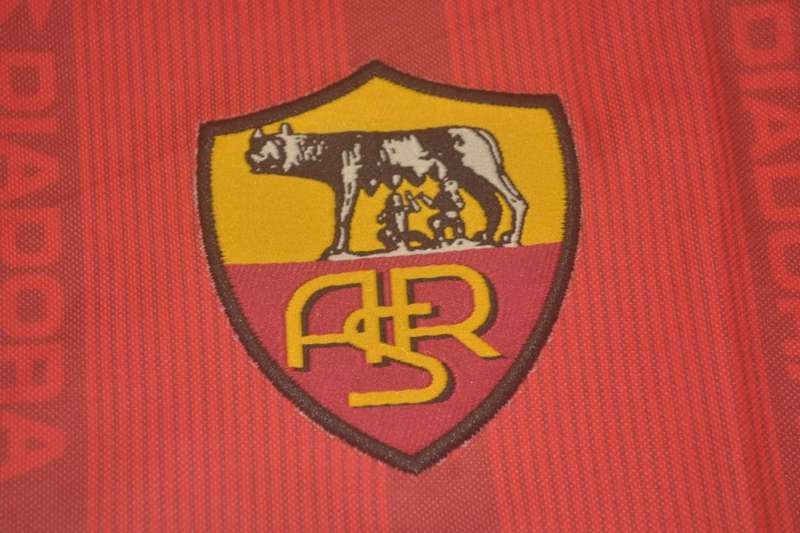 Thailand Quality(AAA) 1999/00 AS Roma Home Retro Soccer Jersey