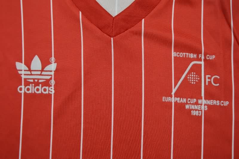 Thailand Quality(AAA) 1982/83 Aberdeen Home Retro Soccer Jersey