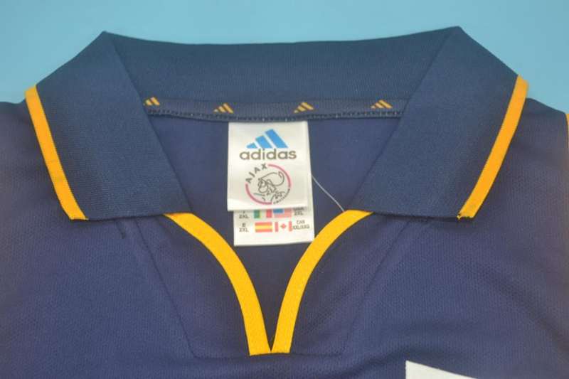 Thailand Quality(AAA) 2000/01 Ajax Away Retro Soccer Jersey