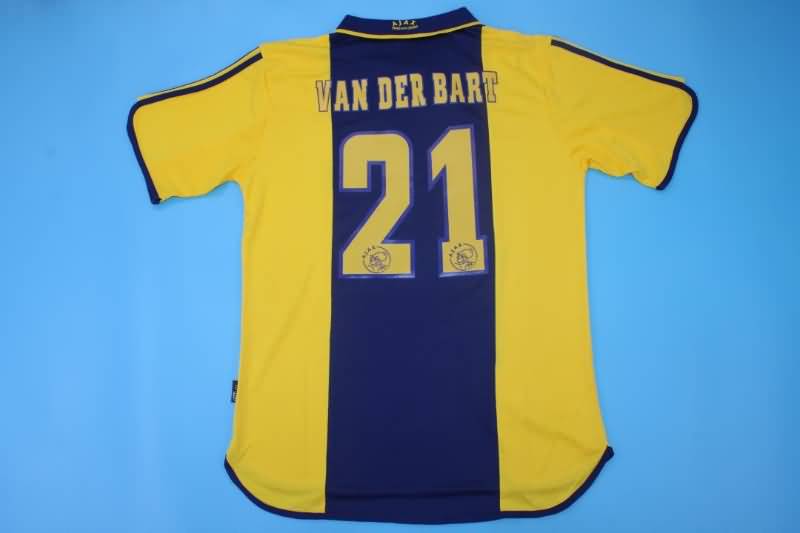 Thailand Quality(AAA) 2000/01 Ajax Away Retro Soccer Jersey