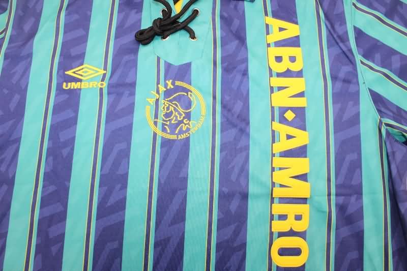 Thailand Quality(AAA) 1993/94 Ajax Away Retro Soccer Jersey