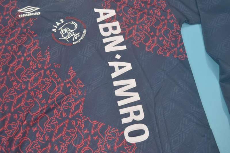 Thailand Quality(AAA) 1994/95 Ajax Away Retro Soccer Jersey(L/S)