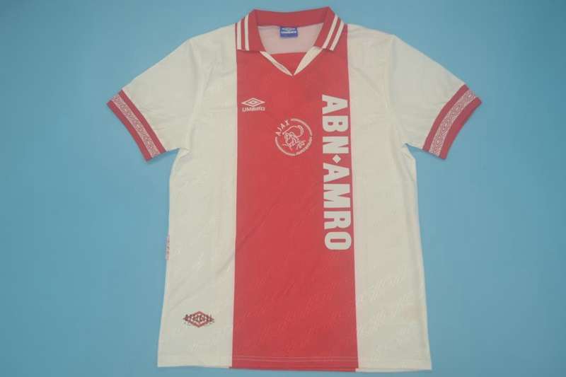 Thailand Quality(AAA) 1994/95 Ajax Home Retro Soccer Jersey