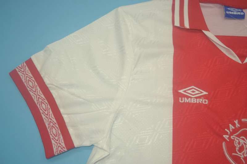 Thailand Quality(AAA) 1994/95 Ajax Home Retro Soccer Jersey