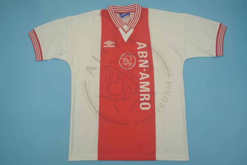 Thailand Quality(AAA) 1995/96 Ajax Home Retro Soccer Jersey