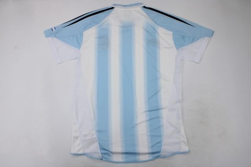 Thailand Quality(AAA) 2004/05 Argentina Home Retro Soccer Jersey