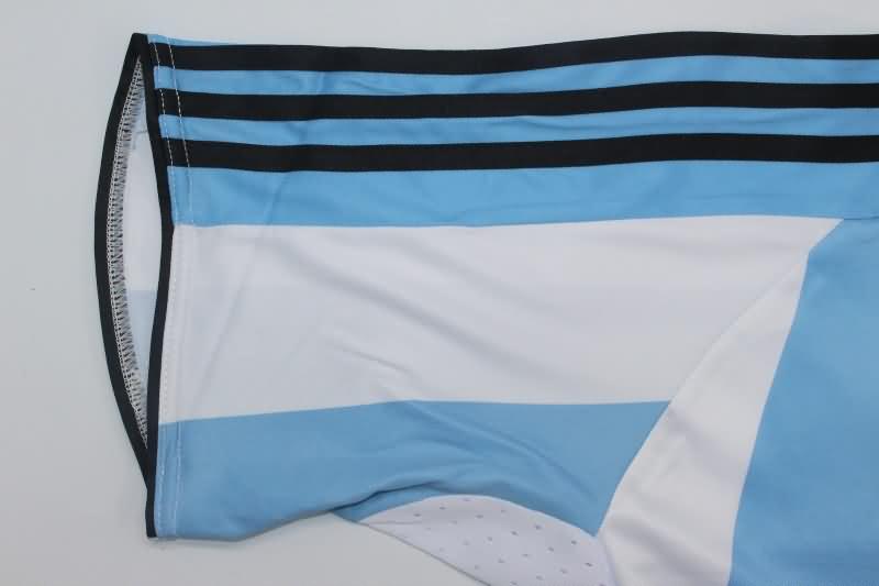 Thailand Quality(AAA) 2008/10 Argentina Home Retro Soccer Jersey