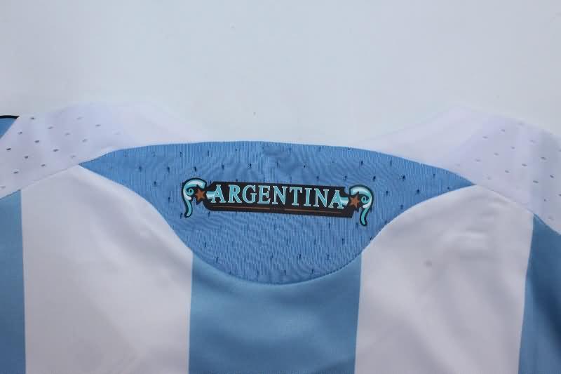 Thailand Quality(AAA) 2008/10 Argentina Home Retro Soccer Jersey
