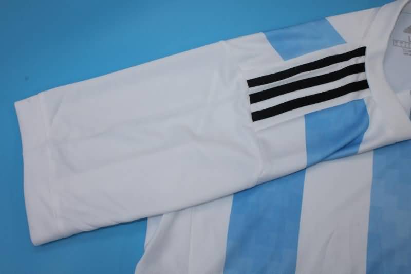 Thailand Quality(AAA) 2018/19 Argentina Home Retro Soccer Jersey