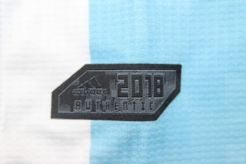 Thailand Quality(AAA) 2018/19 Argentina Home Retro Soccer Jersey (Player)