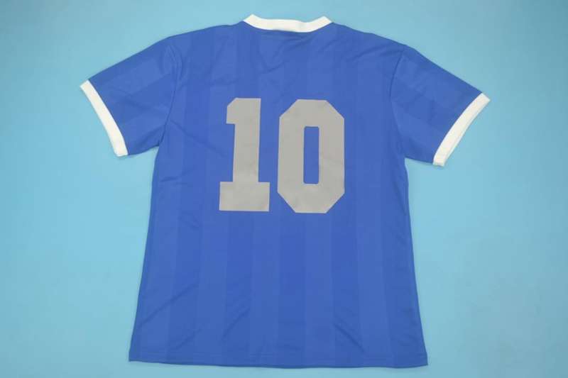 Thailand Quality(AAA) 1986 Argentina Away Retro Soccer Jersey