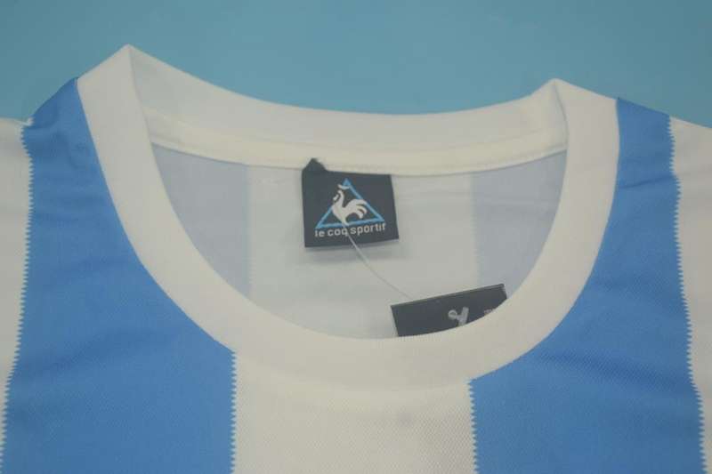 Thailand Quality(AAA) 1986 Argentina Home Retro Soccer Jersey(L/S)