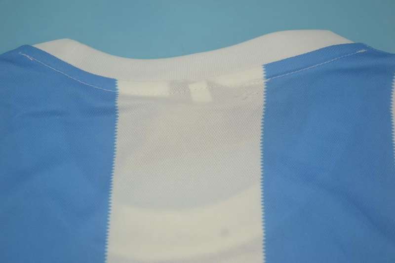 Thailand Quality(AAA) 1986 Argentina Home Retro Soccer Jersey(L/S)