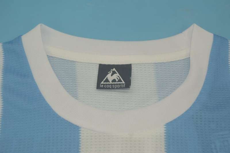 Thailand Quality(AAA) 1986 Argentina Home Retro Soccer Jersey(Player)