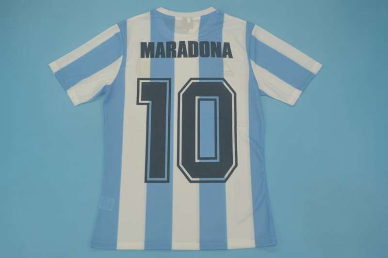 Thailand Quality(AAA) 1986 Argentina Home Retro Soccer Jersey(Player)