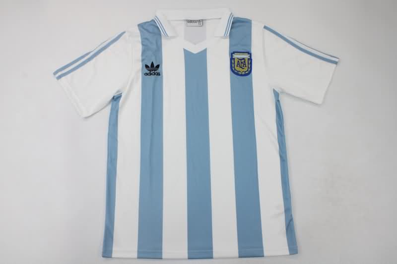 Thailand Quality(AAA) 1992 Argentina Home Retro Soccer Jersey