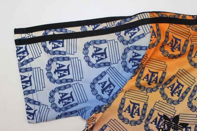 Thailand Quality(AAA) 1993 Argentina Goalkeeper Retro Soccer Jersey
