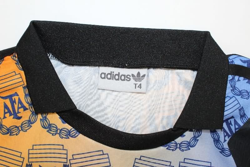 Thailand Quality(AAA) 1993 Argentina Goalkeeper Long Sleeve Retro Soccer Jersey