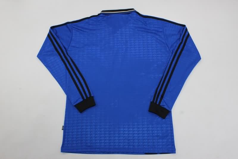 Thailand Quality(AAA) 1994 Argentina Away Retro Long Sleeve Soccer Jersey