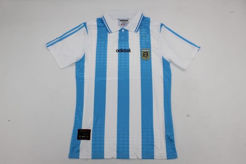 Thailand Quality(AAA) 1994 Argentina Home Retro Soccer Jersey (Player)