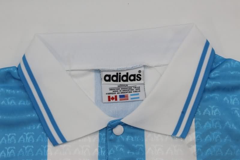 Thailand Quality(AAA) 1994 Argentina Home Retro Soccer Jersey (Player)