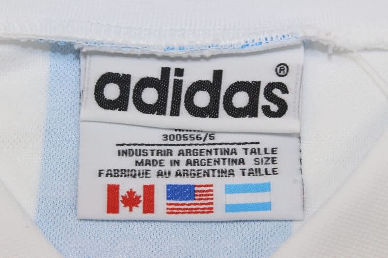 Thailand Quality(AAA) 1994 Argentina Home Retro Soccer Jersey (Player)